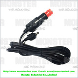 5m Lead with Red Pointed Cigarette Plug